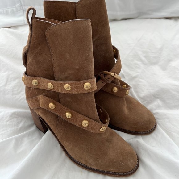 See by Chloe Janis Tan Heeled Boots - Picture 2 of 5